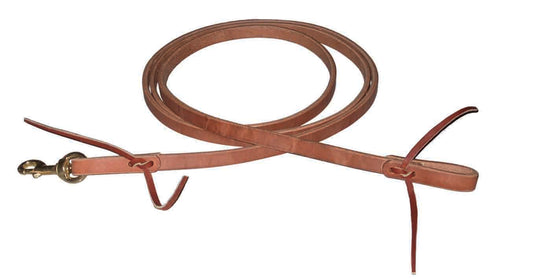 BERLIN CUSTOM LEATHER LTD TACK Default 1/2"x8'  HEAVY OIL ROPER REIN