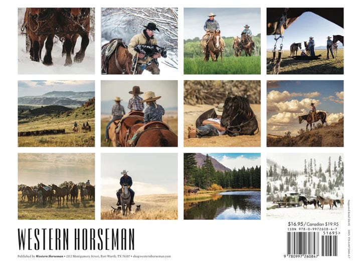 WESTERN HORSEMAN ACCESSORIES Default 2025 COWBOY CALENDAR