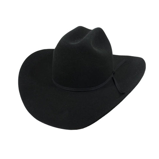 RESISTOL/HATCO HATS 3X CATTLEMAN BLACK STETSON FELT HAT