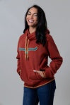 LADIES RUST TWO SCOOPS KIMES RANCH HOODIE