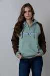 LADIES MATCHA AMIGO KIMES RANCH HOODIE