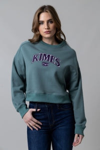 LADIES PINE COLFAX CROP SWEATSHIRT