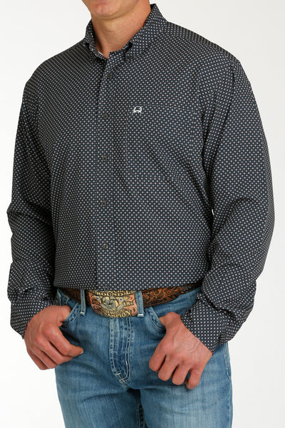 MENS CHROME PRINT ARENAFLEX LONG SLEEVE SHIRT