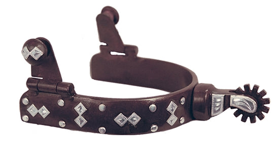 AMERICAN HERITAGE TACK Default ADULT MEN'S ANTIQUE BROWN SPUR