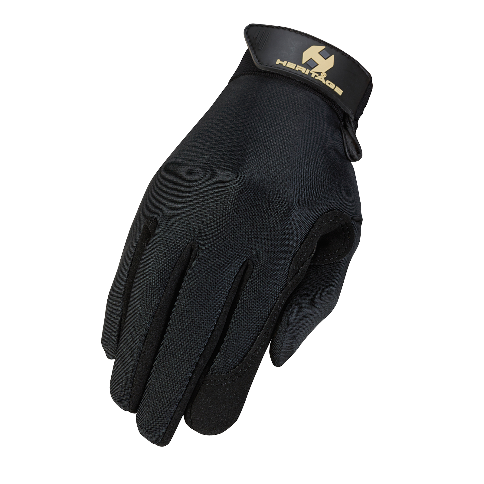 HERITAGE GLOVES ACCESSORIES BLACK PERFORMANCE RIDING GLOVE