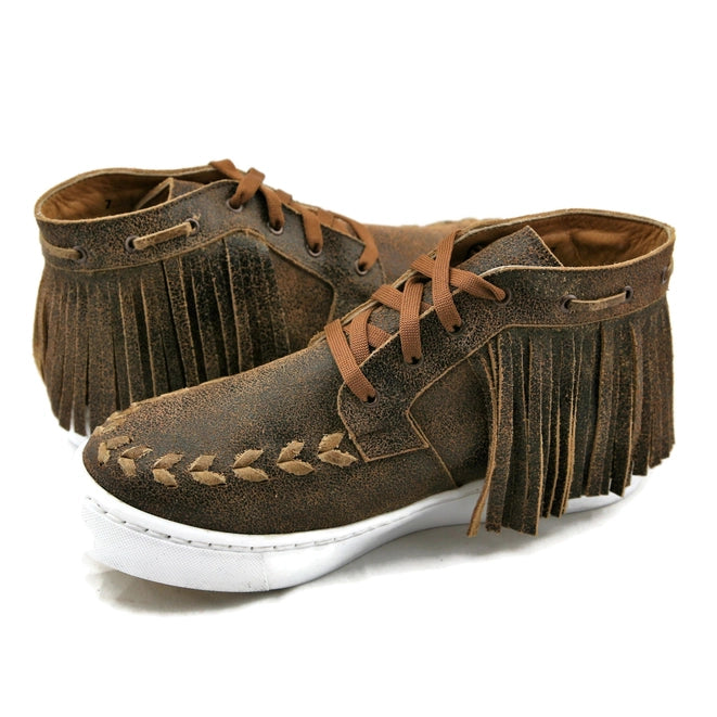 AGAVE SKY BOOTS CHEYENNE FRINGED TENNIS SHOE