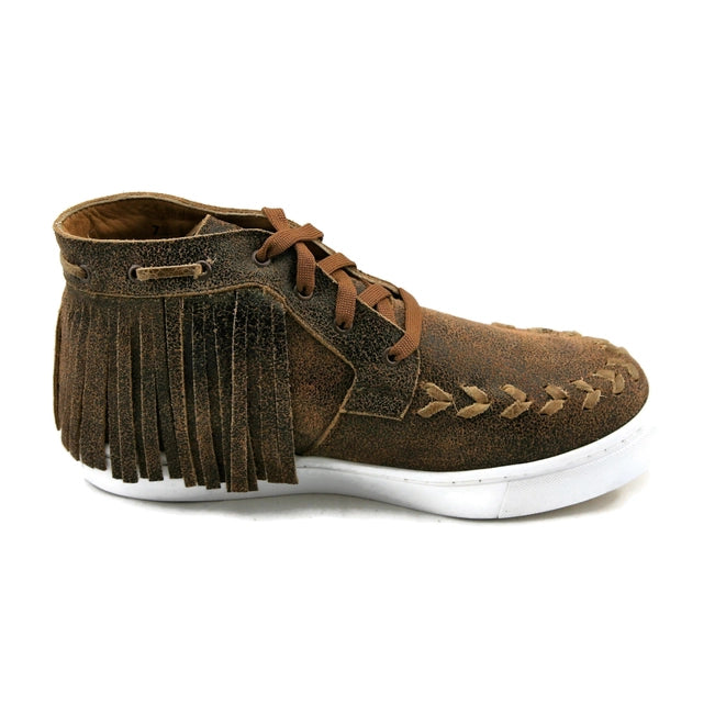 AGAVE SKY BOOTS CHEYENNE FRINGED TENNIS SHOE