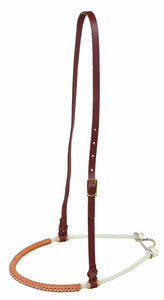 LEATHER COVERED SINGLE ROPE NOSEBAND