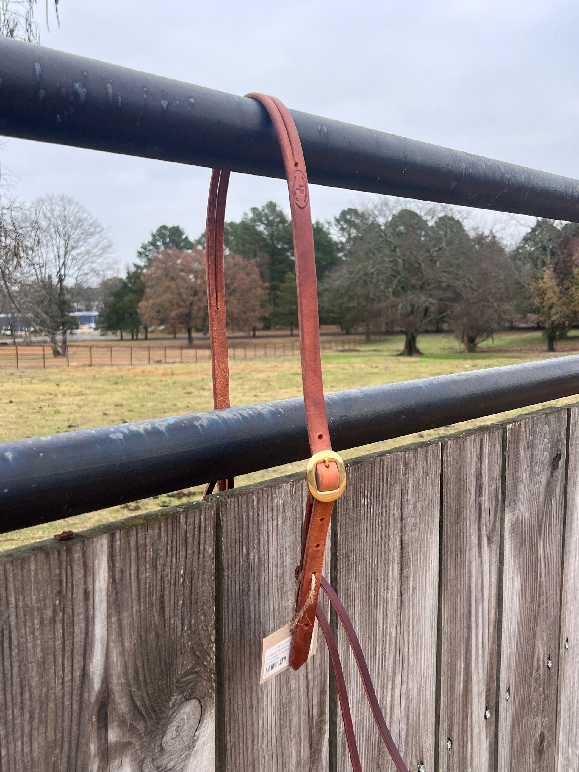 LTS LEATHER TACK Default LTS SIMPLE BUCKLE SPLIT EAR HEADSTALL