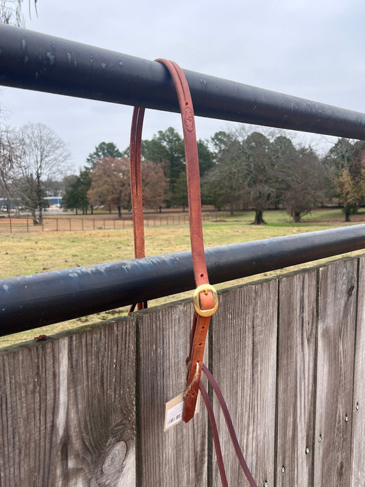 LTS LEATHER TACK Default LTS SIMPLE BUCKLE SPLIT EAR HEADSTALL