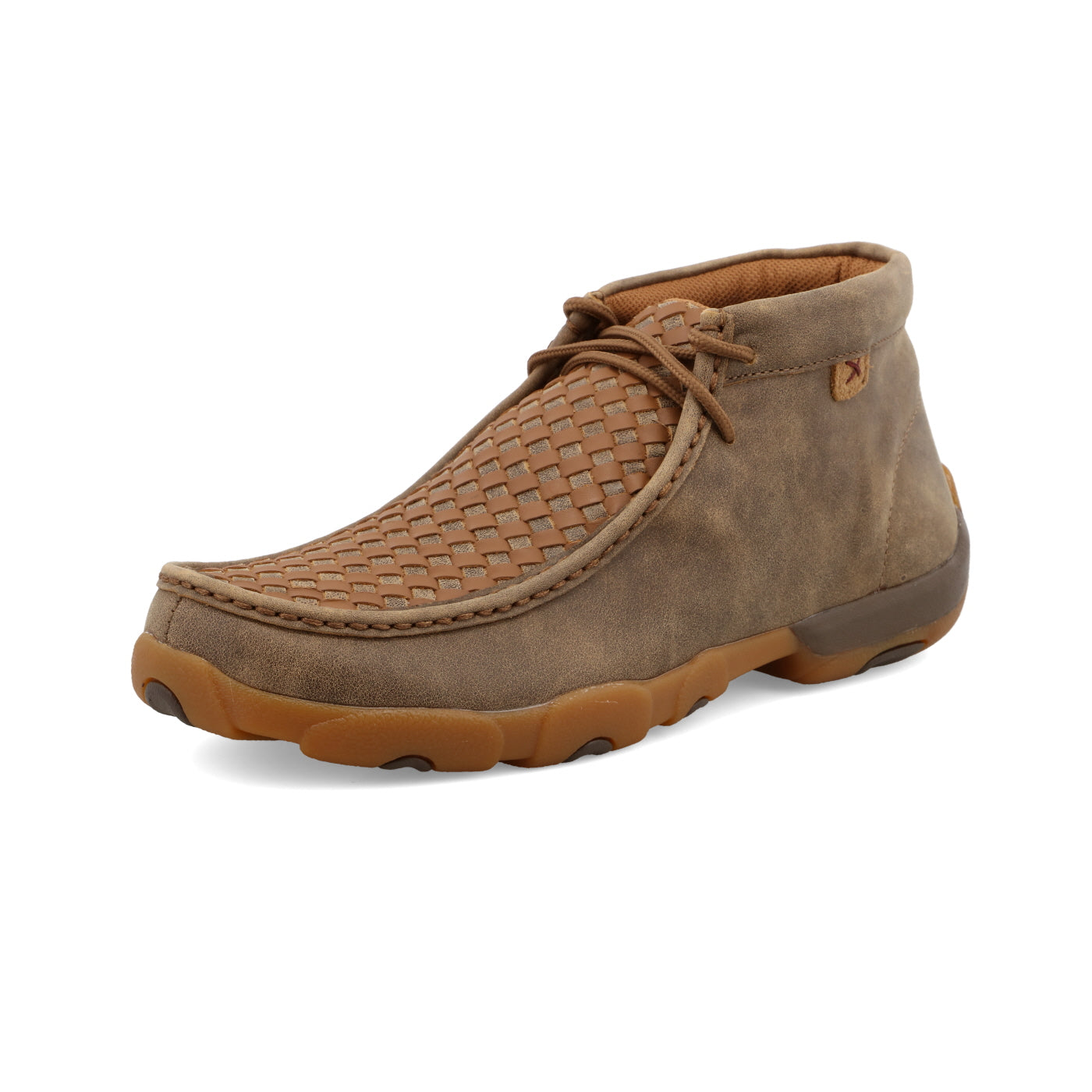 TWISTED X BOOTS SHOES MENS BASKETWEAVE TX DRIVING MOC