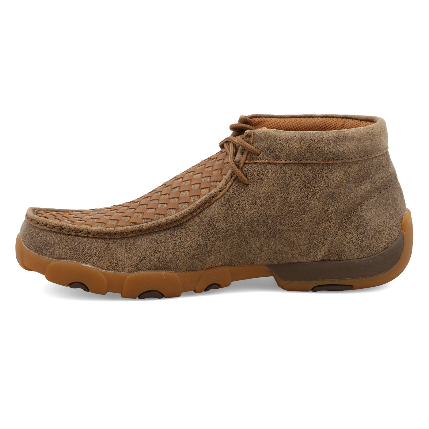 TWISTED X BOOTS SHOES MENS BASKETWEAVE TX DRIVING MOC