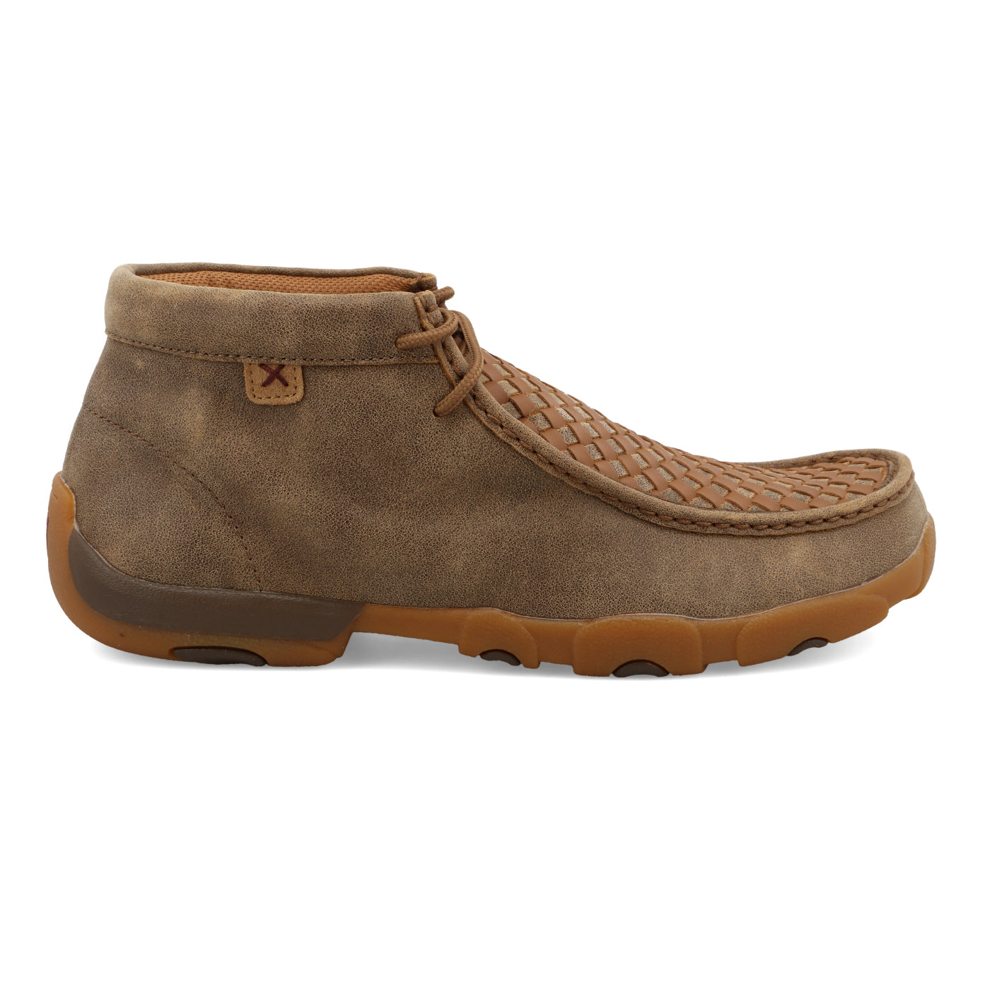 TWISTED X BOOTS SHOES MENS BASKETWEAVE TX DRIVING MOC