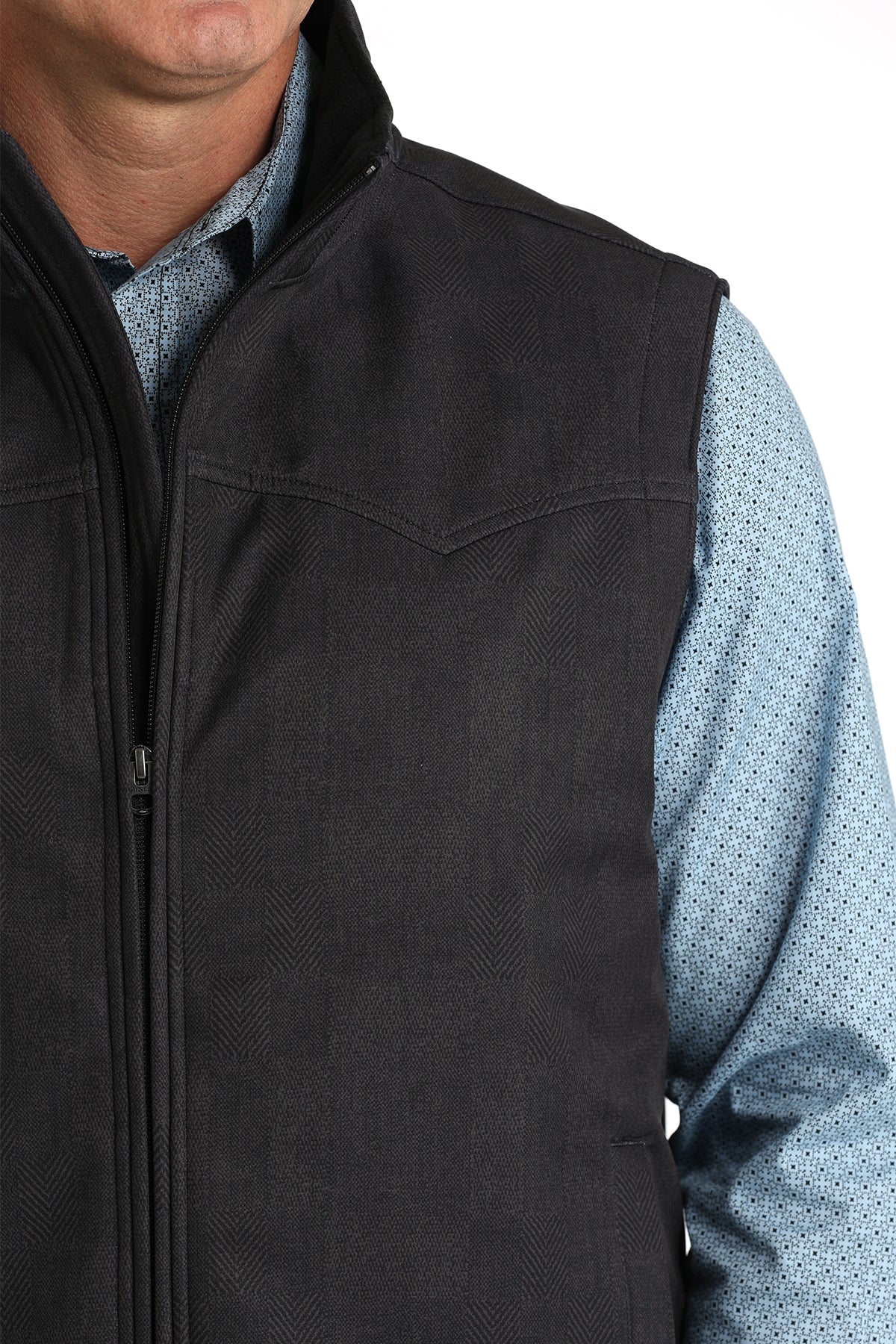 MILLER INTERNATIONAL MENS CLOTHING MENS CHROME CONCEALED CARRY BONDED VEST