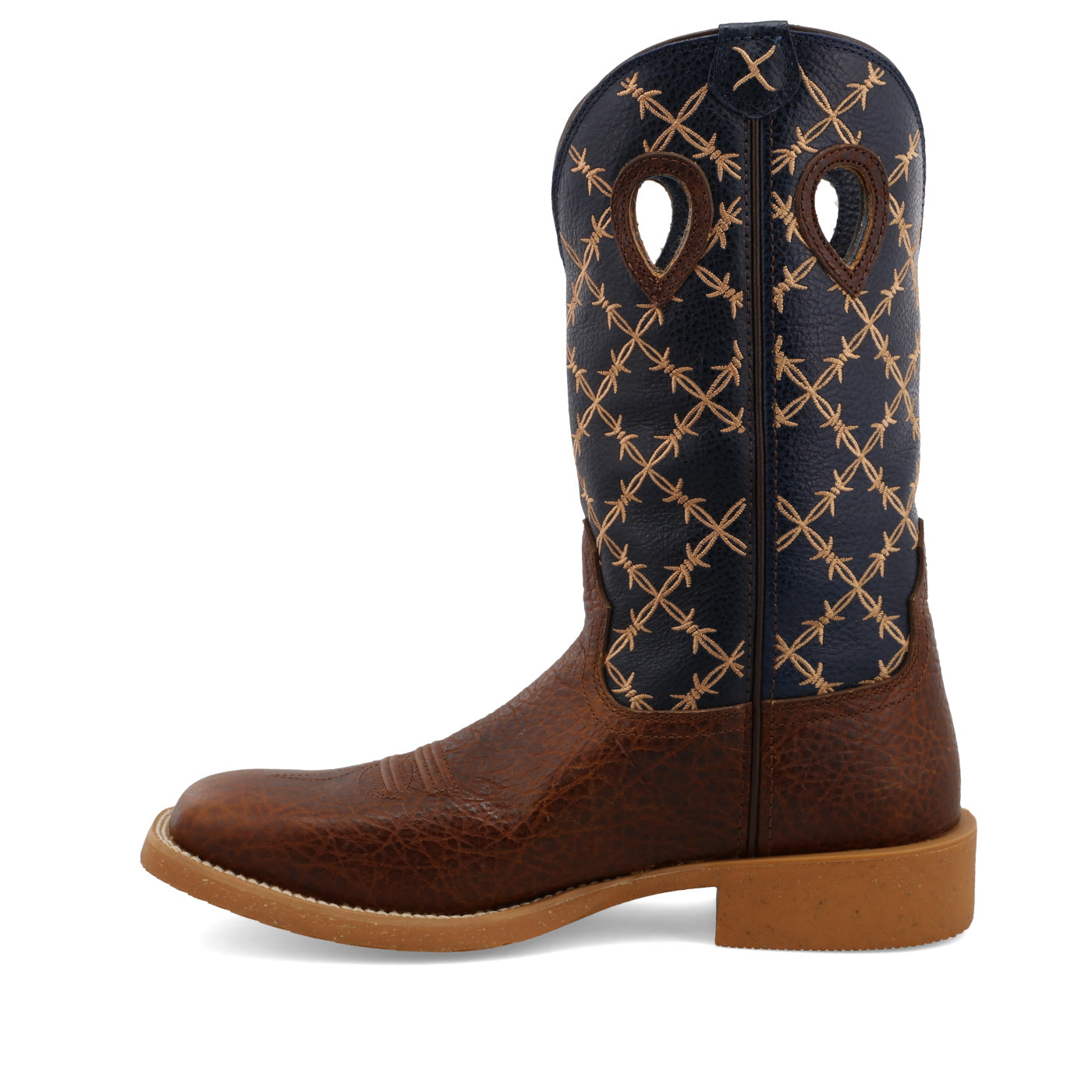 TWISTED X BOOTS BOOTS MENS NAVY & RUSTIC BROWN TECH X BOOT