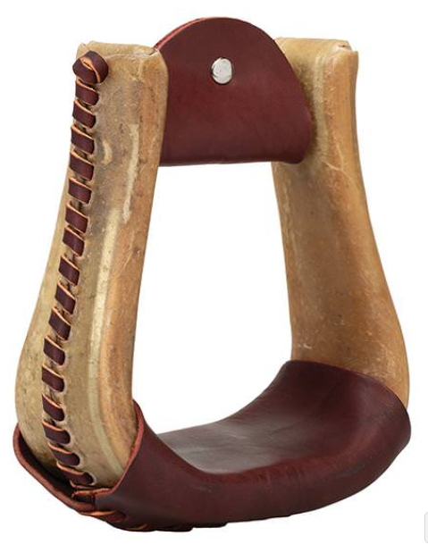 WEAVER LEATHER TACK Default NATURAL RAWHIDE COVERED STIRRUPS