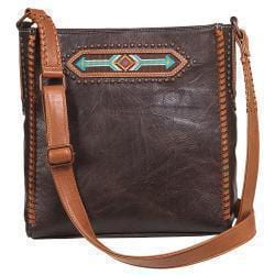 M&F WESTERN PRODUCTS ACCESSORIES Default Nocona Ruthie Brown Crossbody Purse