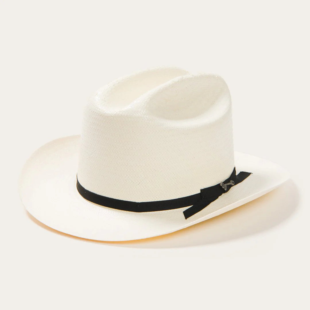 RESISTOL/HATCO HATS OPEN ROAD STETSON STRAW HAT