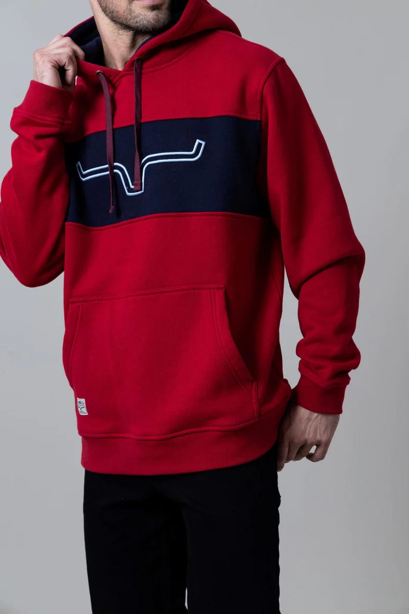 KIMES RANCH MENS CLOTHING RED RIPON KIMES RANCH HOODIE