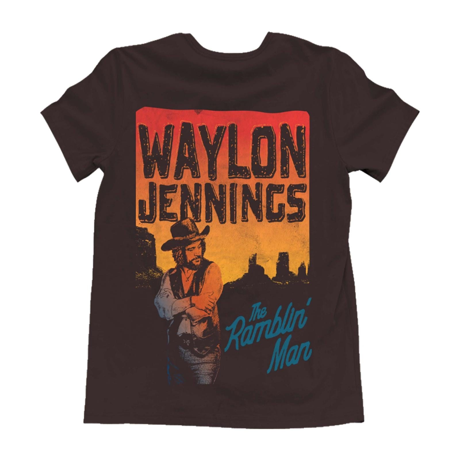 WRANGLER MENS CLOTHING WAYLON JENNINGS WRANGLER GRAPHIC TEE