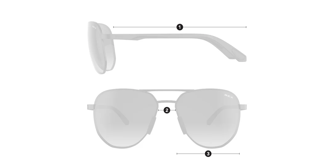 BEX SUNGLASSES ACCESSORIES Default WELVIS SILVER/GRAY SUNGLASSES