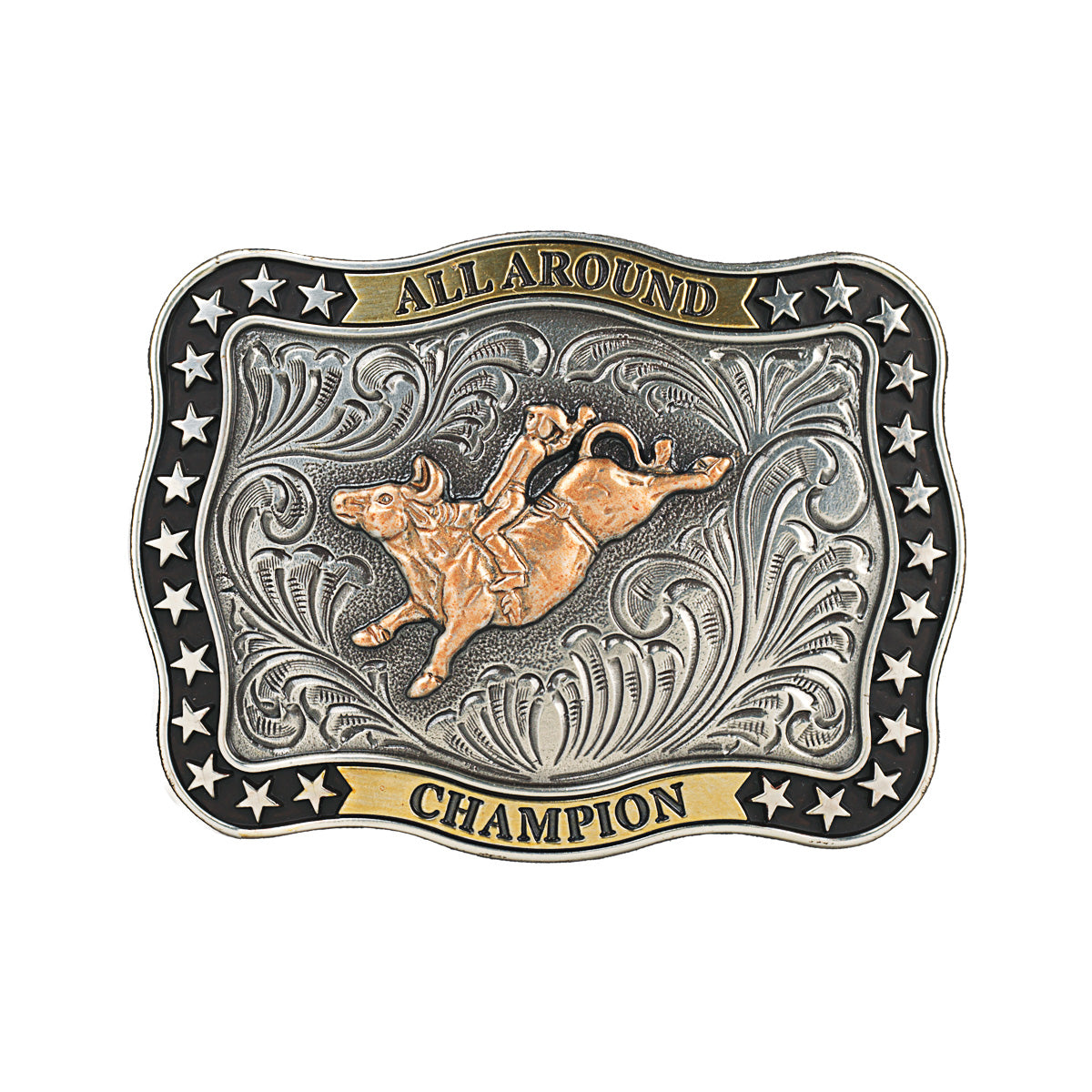 M&F WESTERN PRODUCTS ACCESSORIES Default YOUTH ALL AROUND CHAMPION BUCKLE