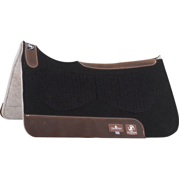 CLASSIC EQUINE TACK TACK BLACK 30x32 ZONE FELT PAD