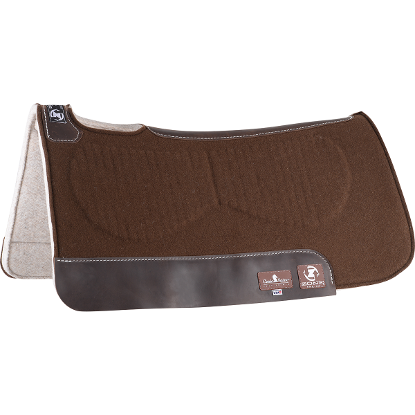 CLASSIC EQUINE TACK TACK BROWN 31"x32" ZONE FELT PAD