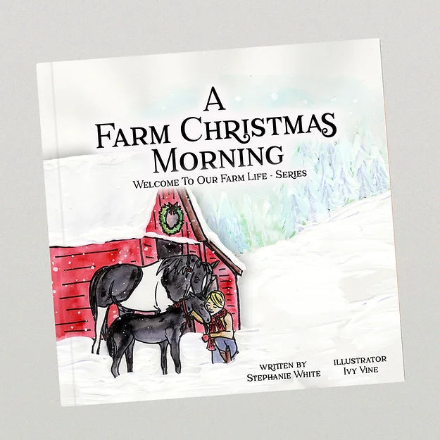 JR'S HOBBY HORSE ACCESSORIES A FARM CHRISTMAS MORNING