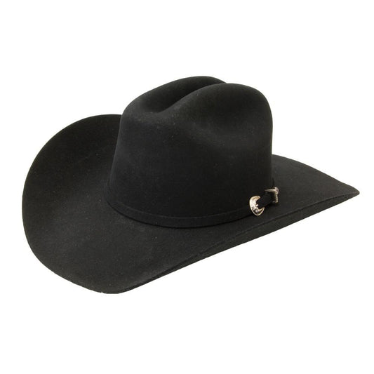 MILANO HATS HATS 7 BLACK RODEO 3X FELT HAT