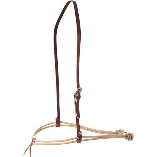 CLASSIC EQUINE TACK TACK BROWN NYLON ROPE NOSEBAND