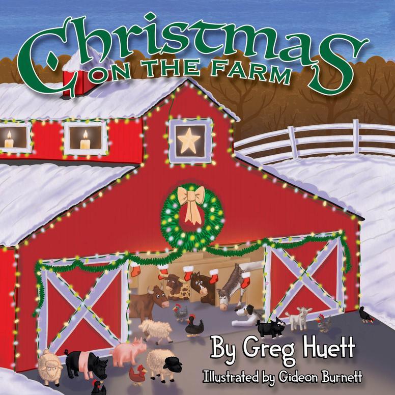 K & K SUPPLIES ACCESSORIES CHRISTMAS ON THE FARM KIDS BOOK