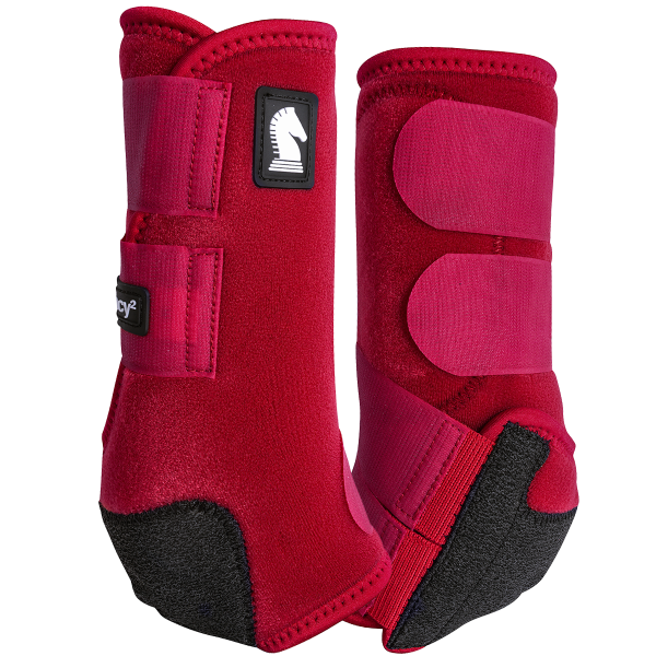 CLASSIC EQUINE TACK TACK M / CRIMSON_RED CLASSIC Legacy2 HIND SPLINT BOOT