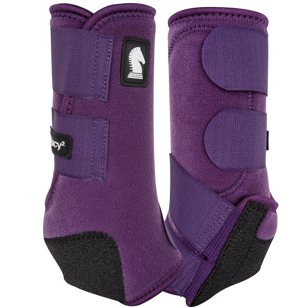 CLASSIC EQUINE TACK TACK M / EGGPLANT CLASSIC Legacy2 HIND SPLINT BOOT