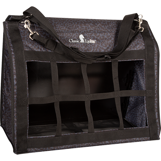 CLASSIC EQUINE TACK TACK BLACK_LEOPARD CLASSIC TOP LOAD HAYBAG