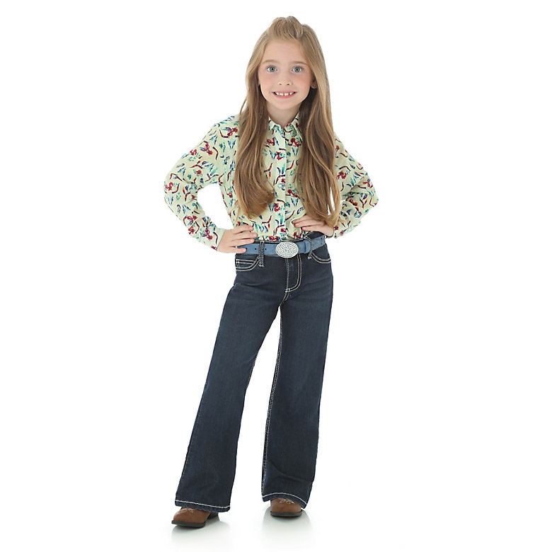 WRANGLER GIRLS CLOTHING 4 / SLIM GIRLS WRANGLER RIDING JEAN