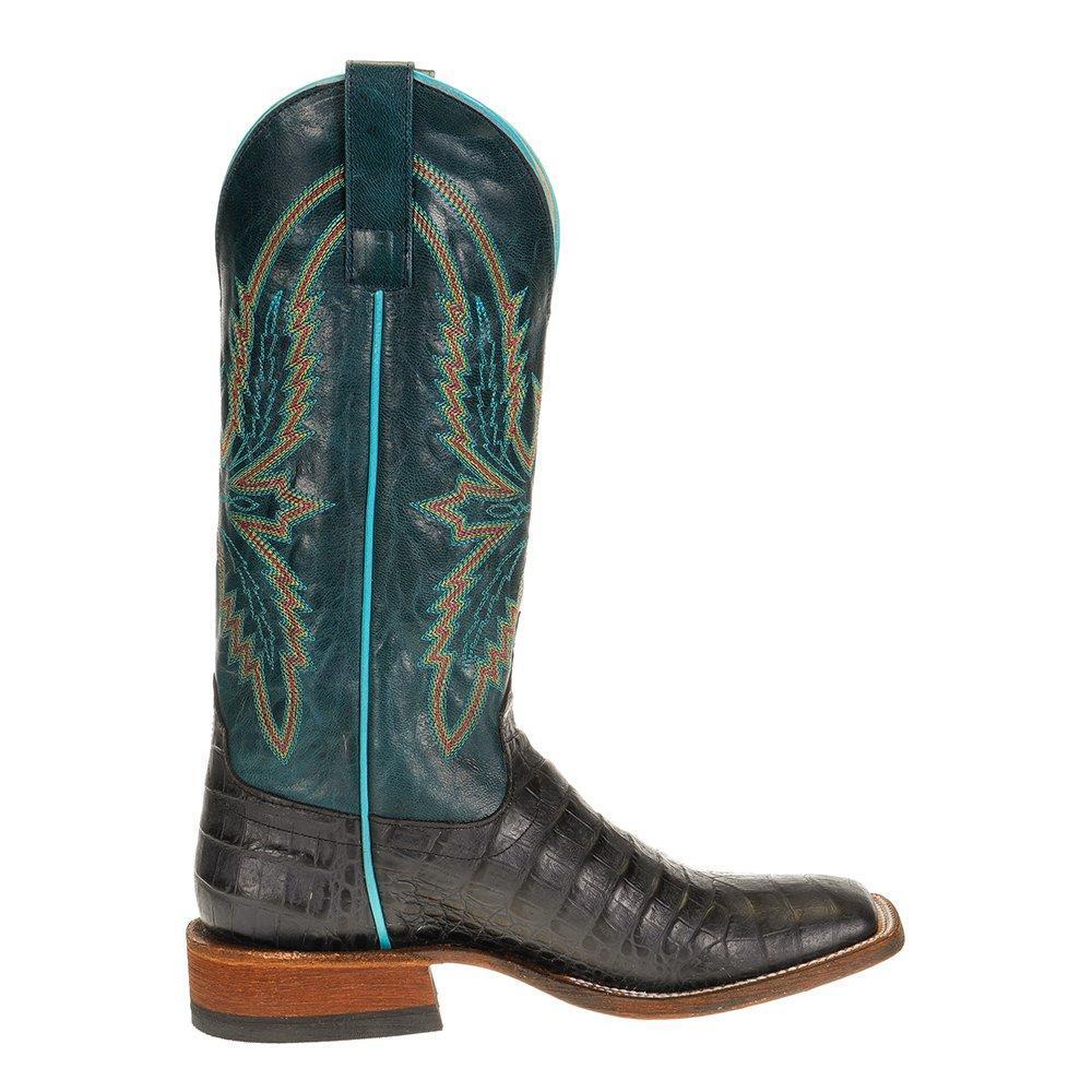 ANDERSON BEAN BOOTS LADIES MACIE BEAN NAVY/BLACK CAIMAN PRINT BOOT