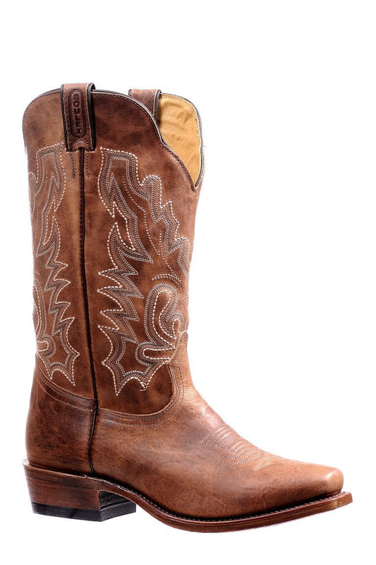 BOULET BOOTS BOOTS 8.5 / D MENS HILLBILLY GOLDEN CUTTER TOE COWBOY BOOT