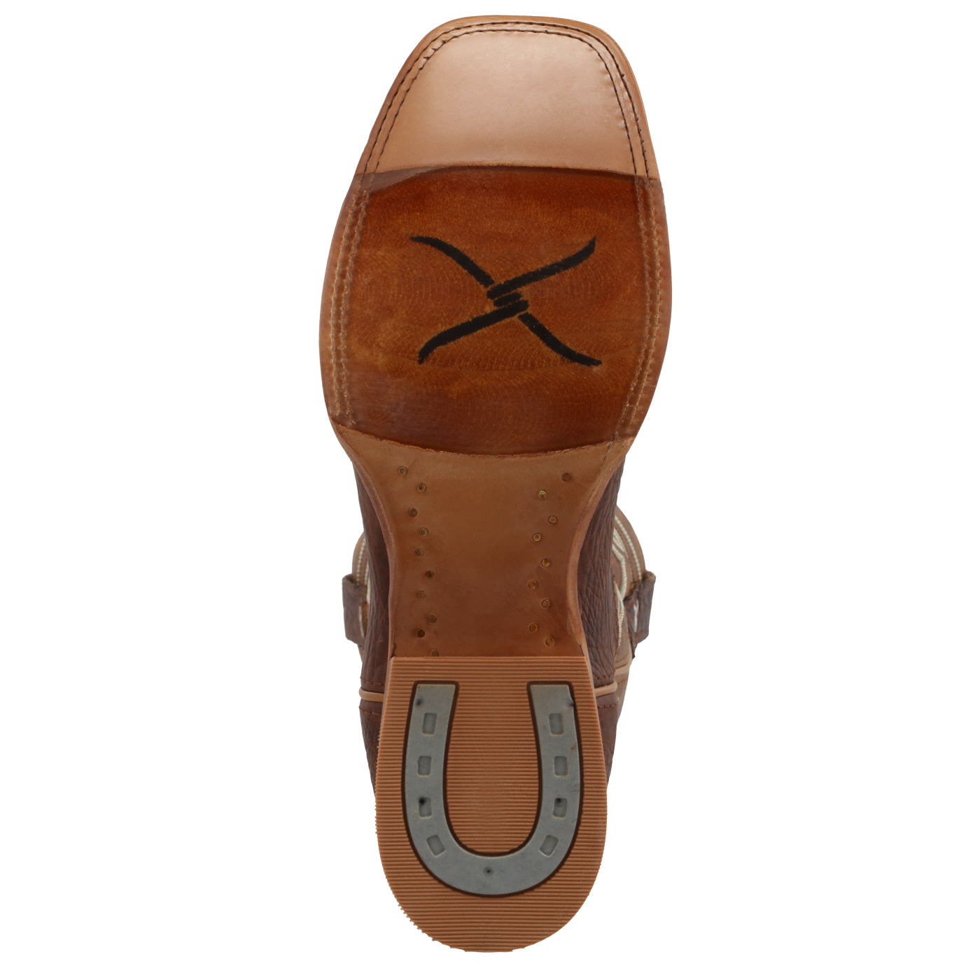 TWISTED X BOOTS BOOTS MENS NUTMEG & PEANUT TX RANCHER BOOT