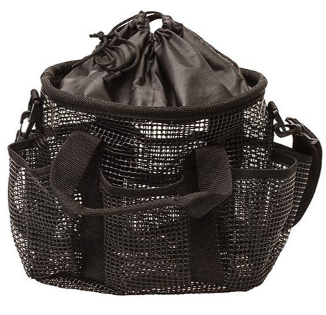 WEAVER LEATHER TACK MESH GROOMING BAG BLACK