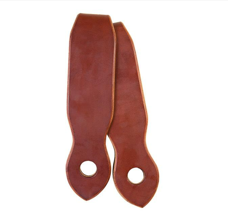 WEAVER LEATHER TACK RUSSETT SINGLE PLY SLOBBER STRAPS