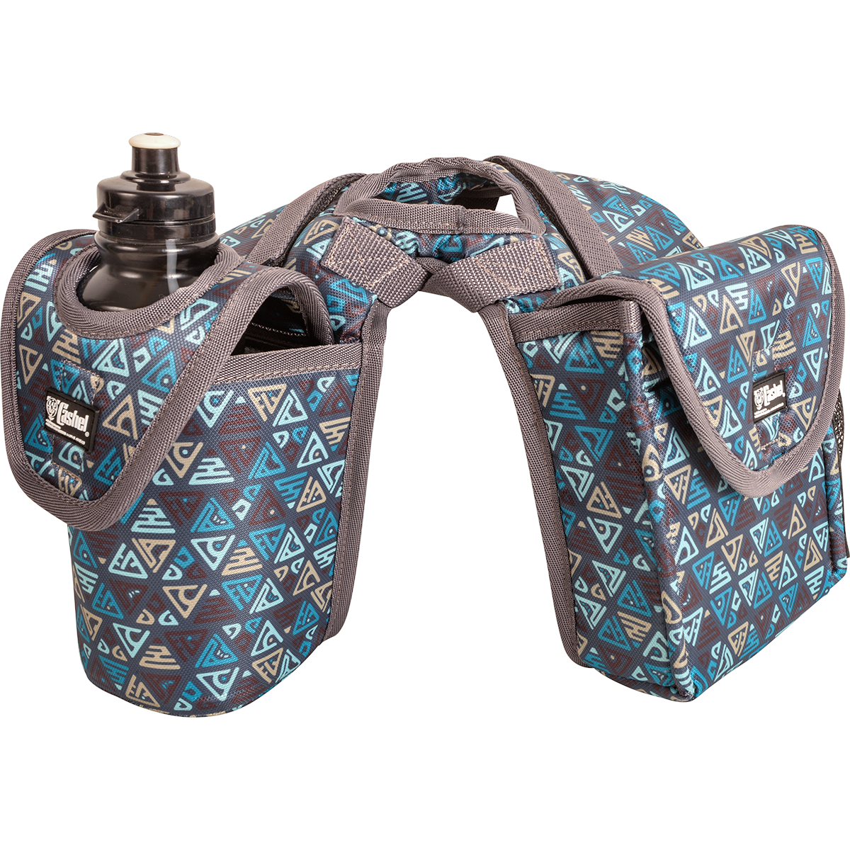 CLASSIC EQUINE TACK TACK TEAL_TRIBAL SADDLE LUNCH BAG