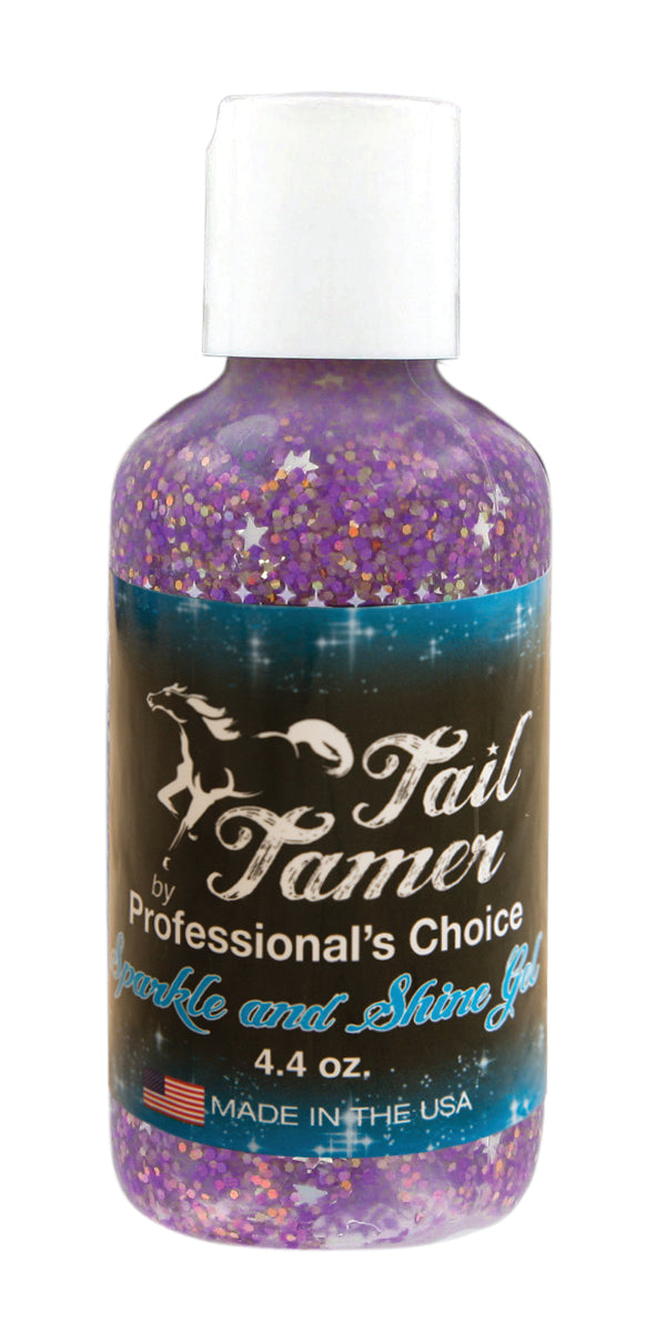 PROFESSIONALS CHOICE TACK PURPLE SPARKLE & SHINE GEL