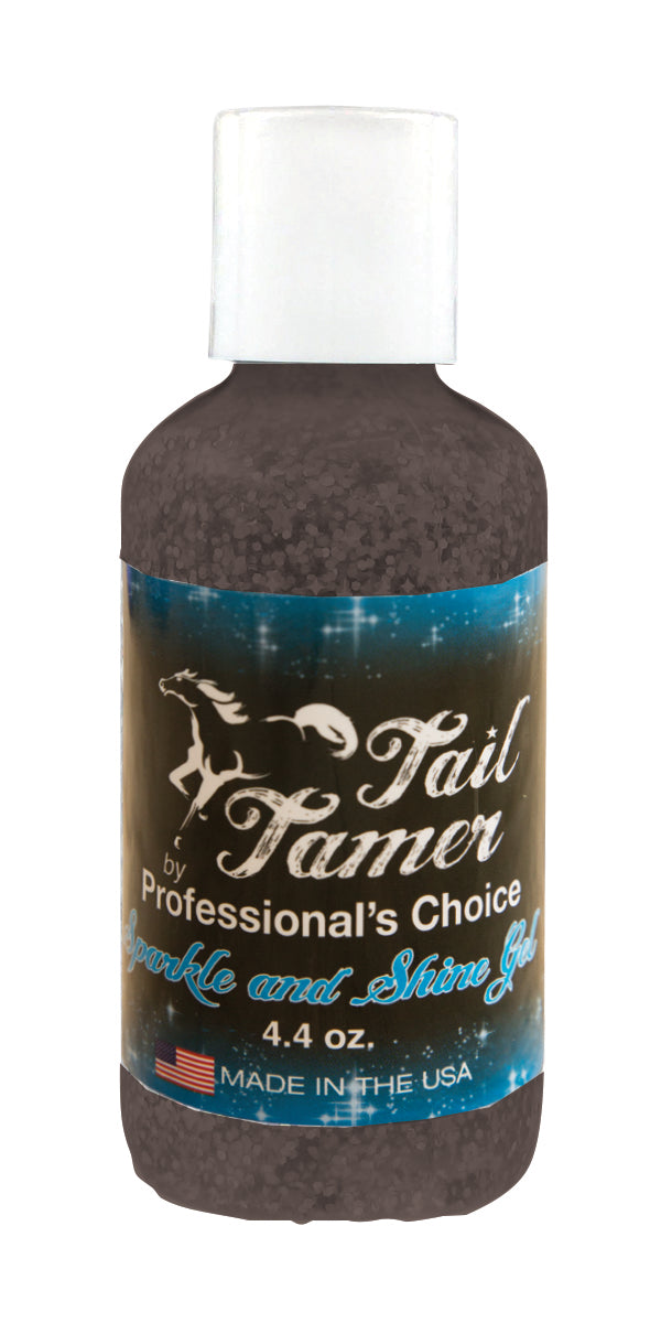 PROFESSIONALS CHOICE TACK BLACK SPARKLE & SHINE GEL