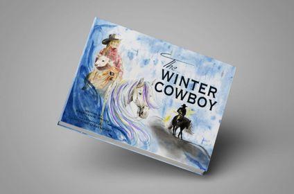 JR'S HOBBY HORSE ACCESSORIES THE WINTER COWBOY CHILDRENS BOOK