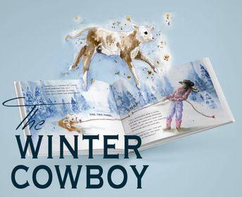 JR'S HOBBY HORSE ACCESSORIES THE WINTER COWBOY CHILDRENS BOOK