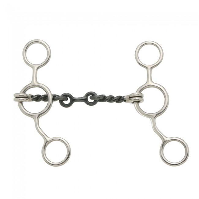 JT INTERNATIONAL TACK TWISTED WIRE JR COWHORSE BIT