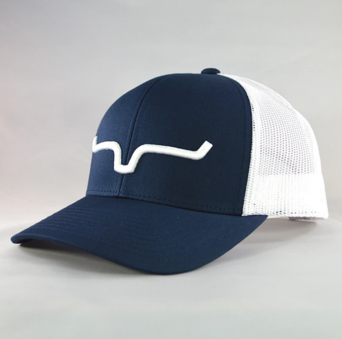 KIMES RANCH ACCESSORIES NAVY WEEKLY TRUCKER KIMES CAP